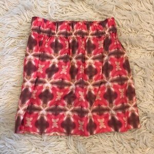 J. Crew patterned skirt